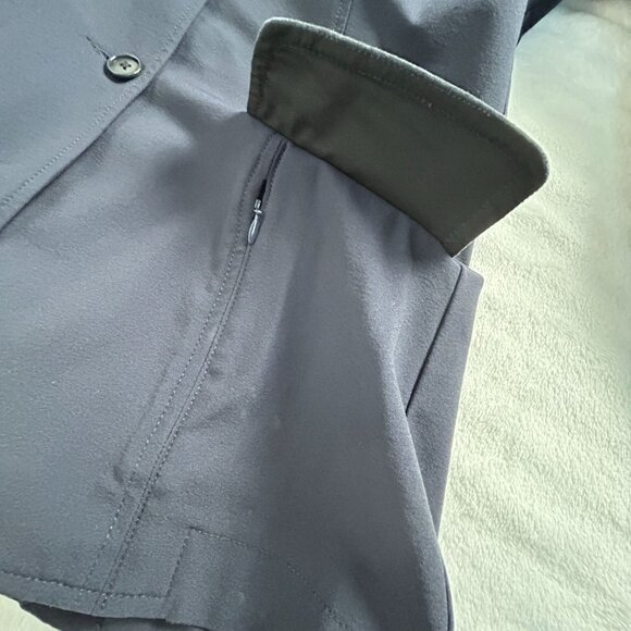 Charles Ancona Womens Equestrian Blazer Jacket Size 10 Navy Blue Italian Fabric - Picture 4 of 15